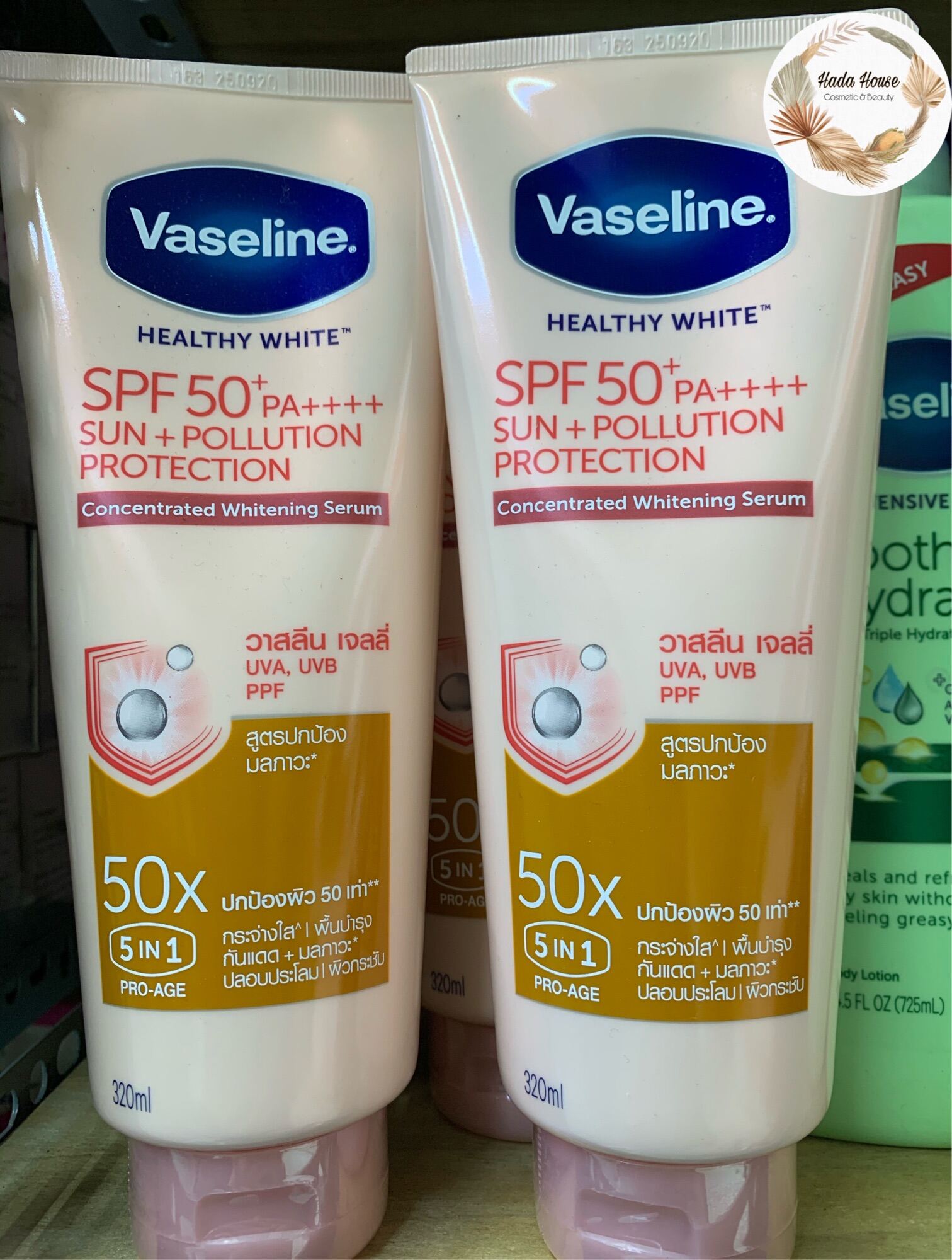 Sữa Dưỡng Thể Vaseline 50X Spf 50+320Ml [Chính Hãng]