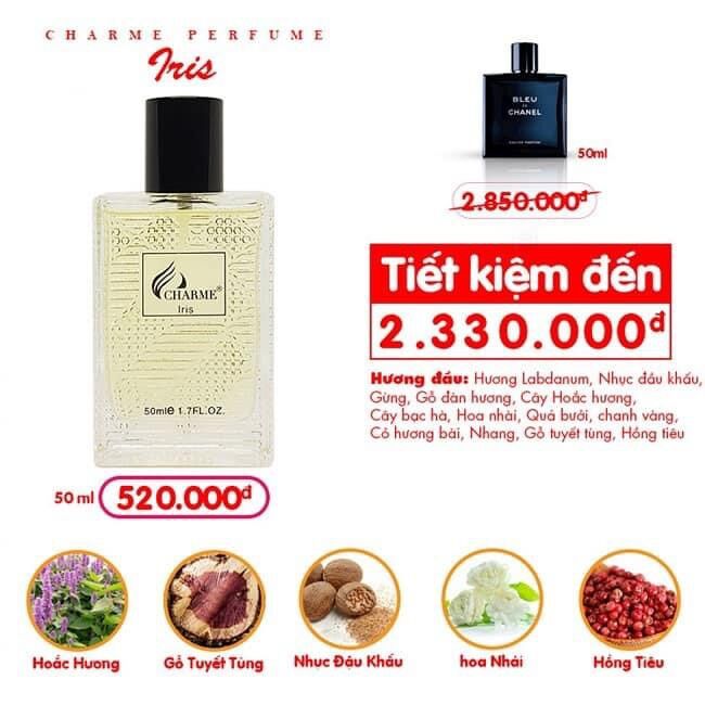 Nước hoa nam Iris 50ml