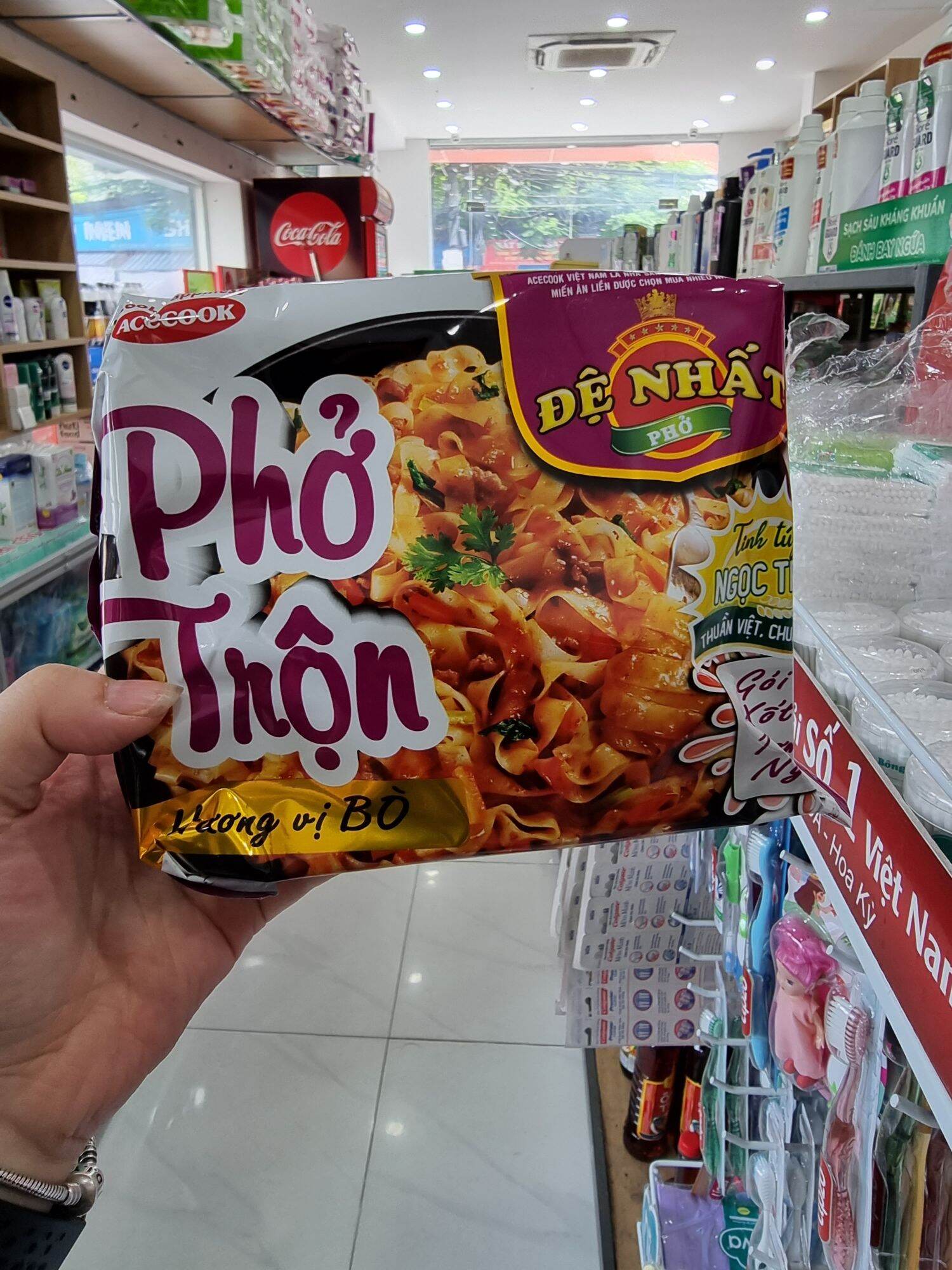 Combo 5 gói phở trộn Acecook vị bò