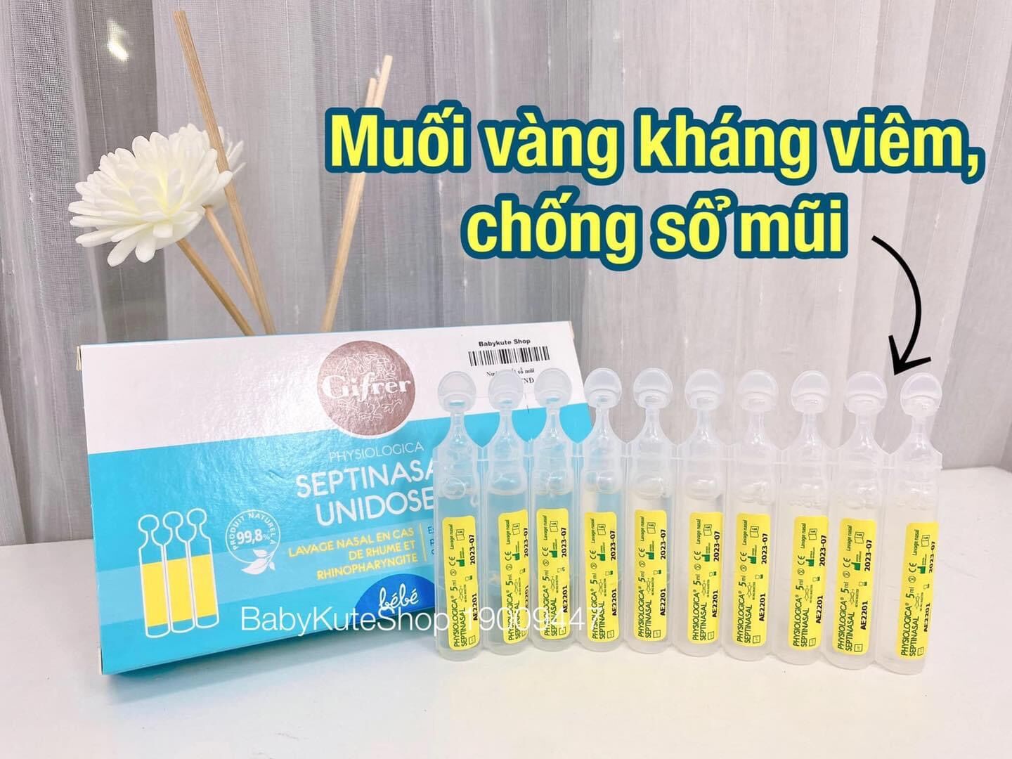 Muối Vàng Kháng Viêm Gifrer Pháp