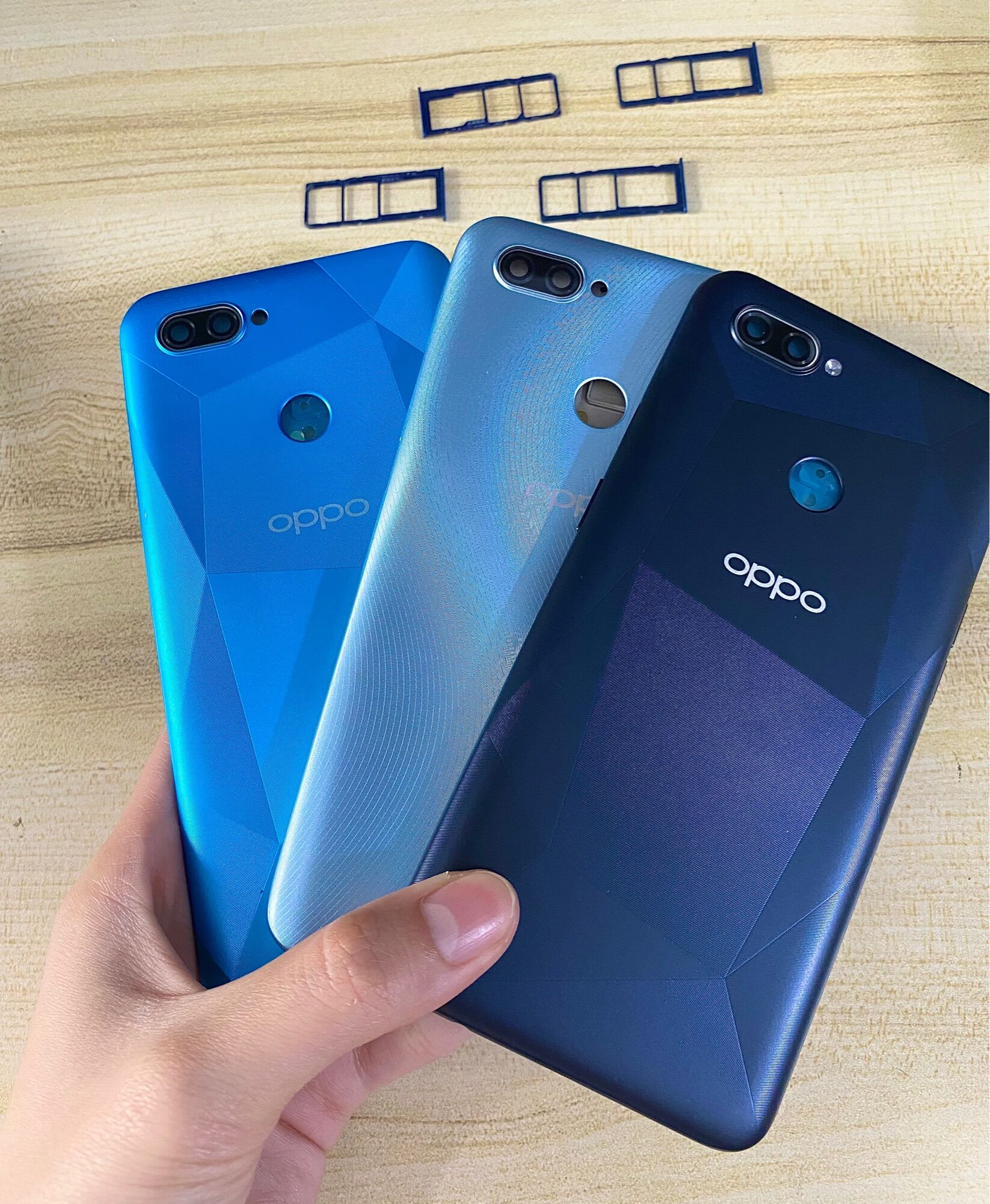 Bộ Vỏ + Sườn OPPO A12 ZIN Hàng Cao Cấp ( Kèm khay sim )