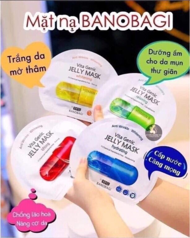 Combo Mix 10 Mặt Nạ Bnbg Vita Gennic Relaxing Jelly Mask 30Ml Hàn Quốc Dưỡng Da Chuyên Sâu ( Chính Hãng)