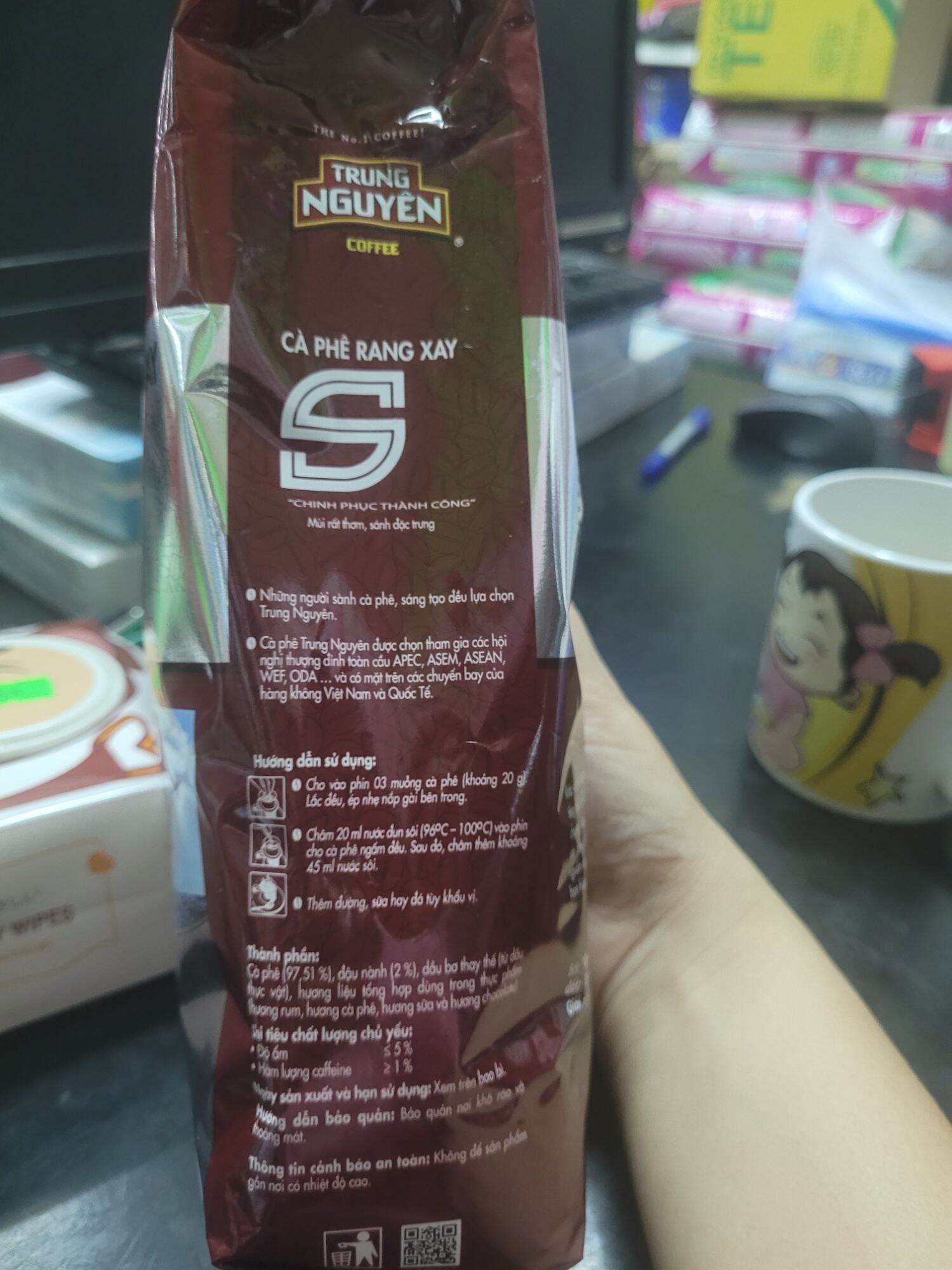 Cà phê rang xay Trung Nguyên coffee