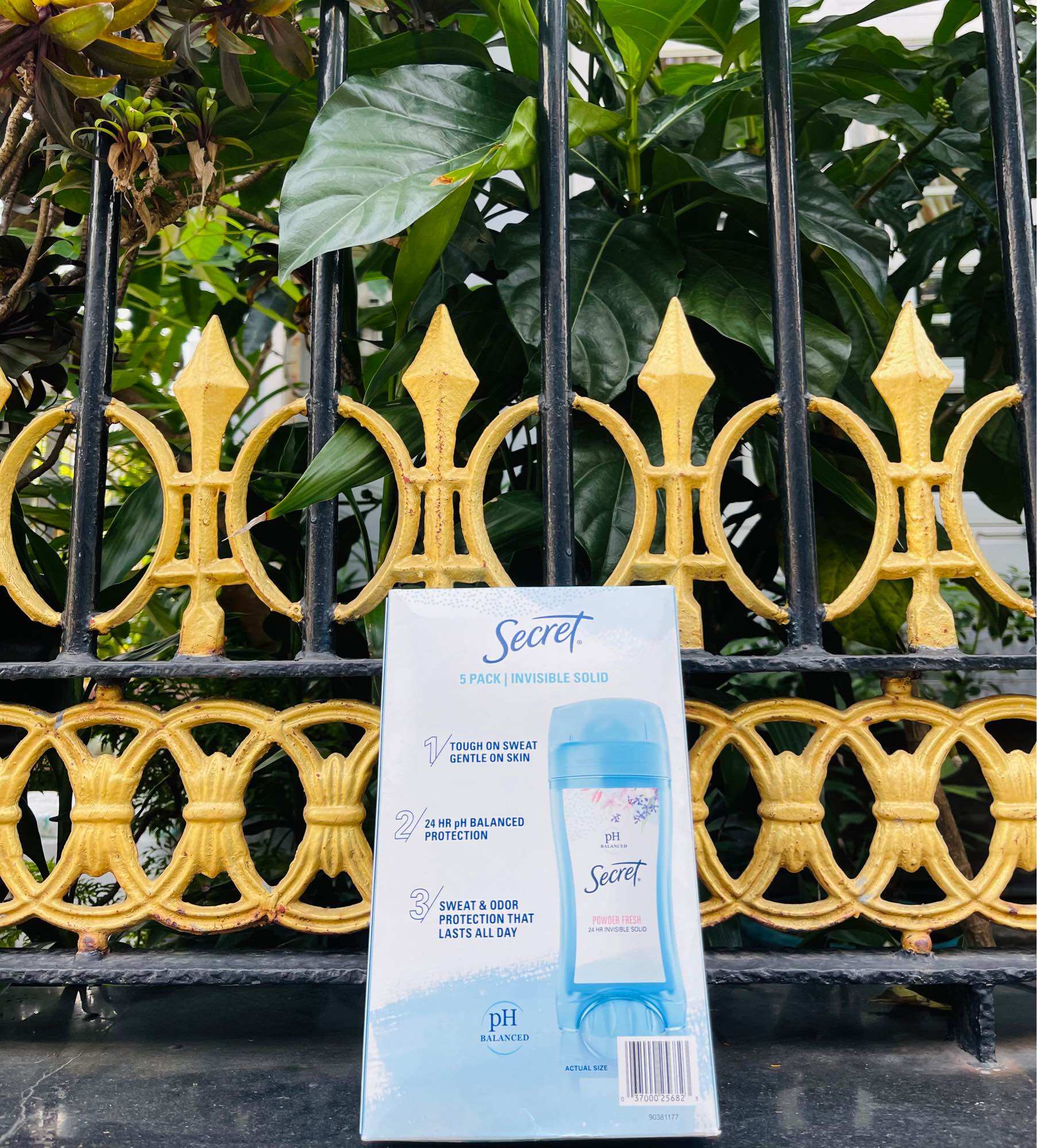 [Date Th4/2025 ] [Bill Mỹ] Sáp lăn nách khử mùi nữ Secret pH Balanced Powder Fresh Invisible Solid 59g
