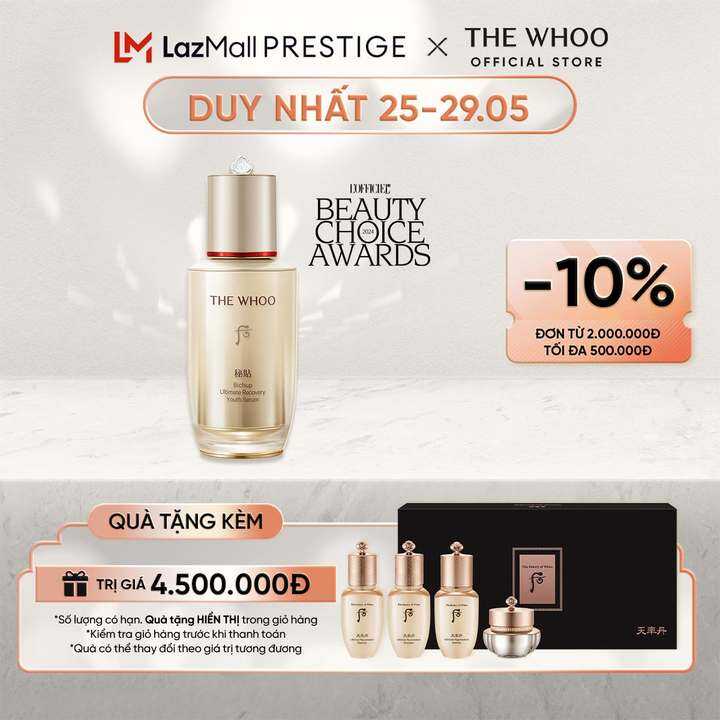Tinh chất tự sinh chống lão hóa thế hệ thứ 4 THE WHOO Serum 50ml