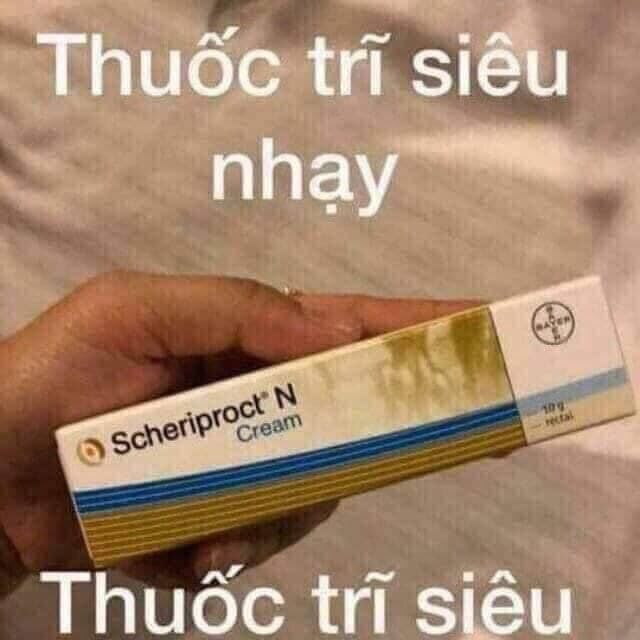 Kem bôi trĩ Scheriproct N thái lan tuýp 10gr