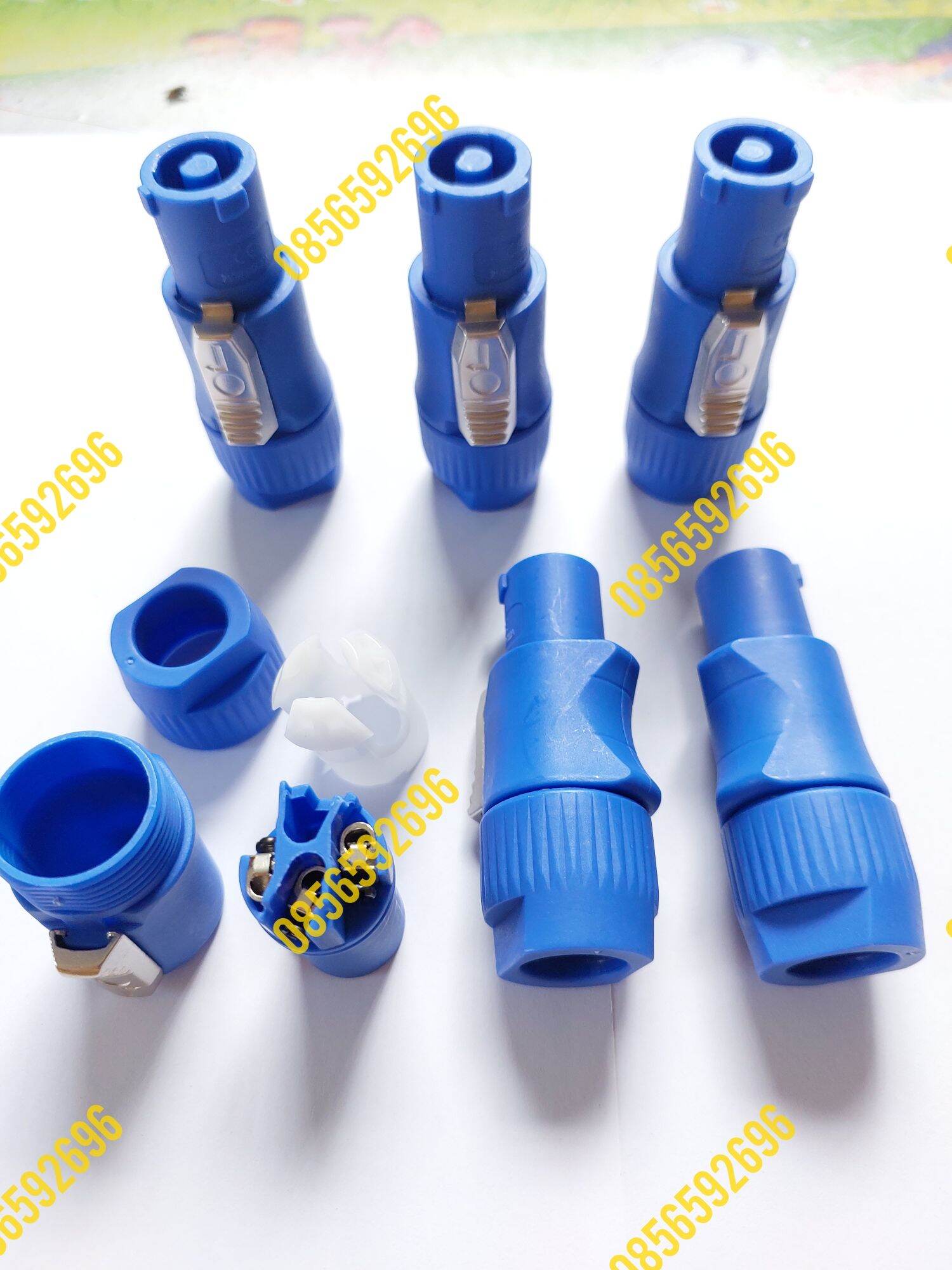 Jack cắm nguồn 3pin, bộ 10 chiếc