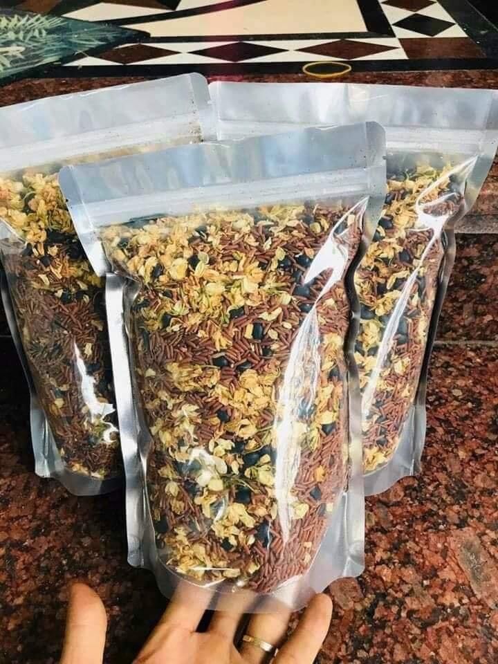Trà gạo lức xạ đen 100% thiên nhiên