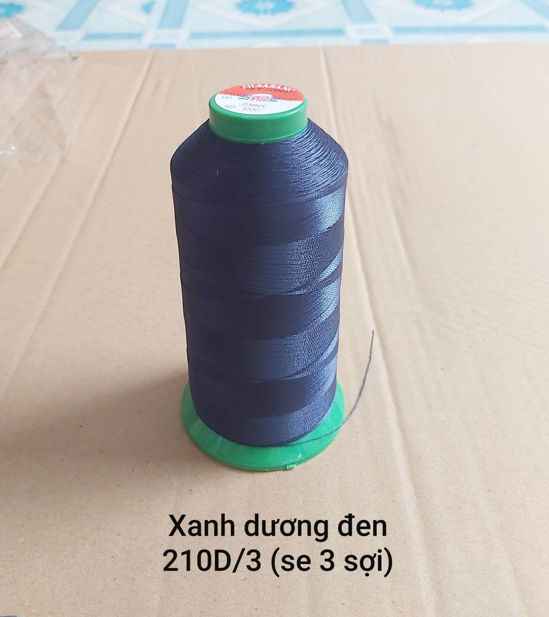 Chỉ Nylon, Chỉ Dù 210D/2 & 210D/3 (Chỉ May Túi Xách, Balo,...)
