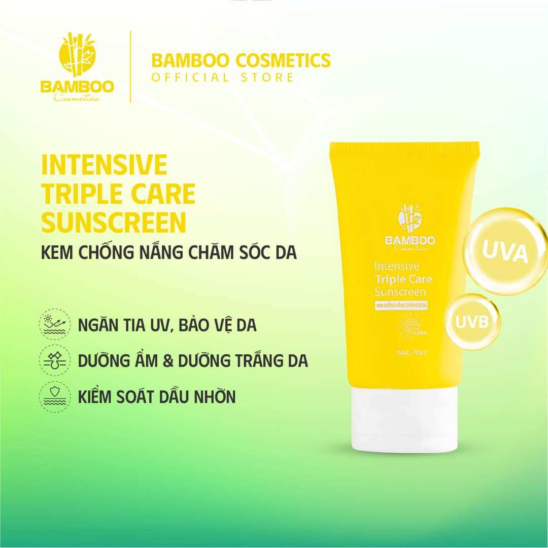 Kem chống nắng dưỡng da Bamboo Intensive Triple Care Sunscreen