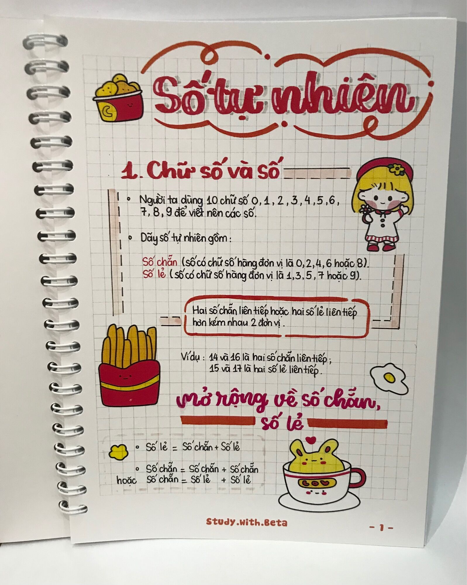 Sổ tay Takenote Toán 4 khổ A5