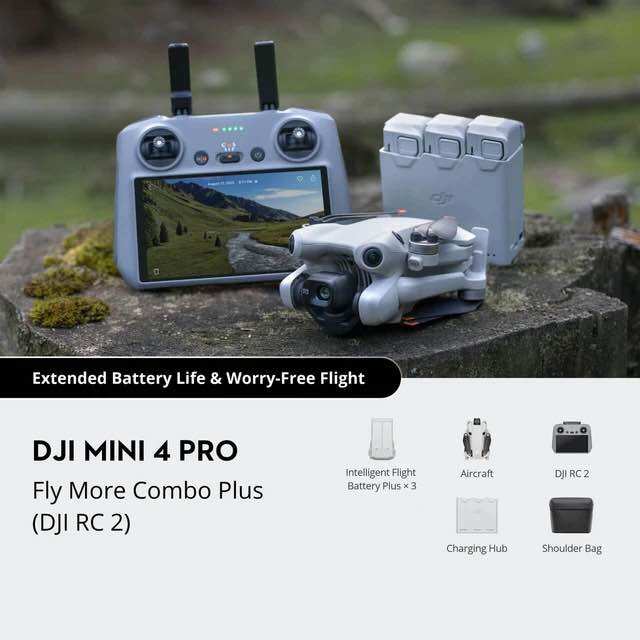 Flycam dji mini 4 pro - 4k 100 frame - gimbals 3 trục - bh12t