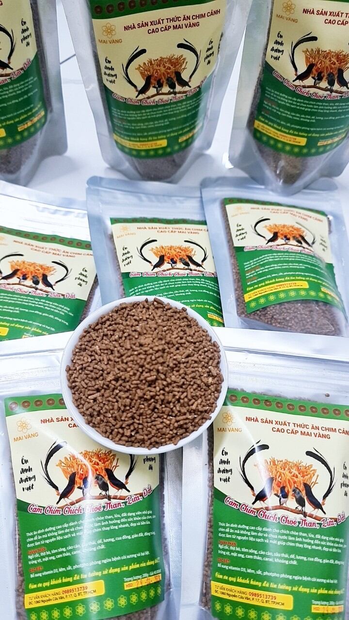 Cám chim chích chòe than, lửa, đất đặt biệt