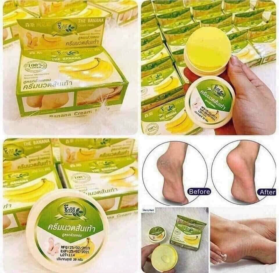 Kem Dưỡng Nứt Gót Chân Chuối Thái Lan 30g