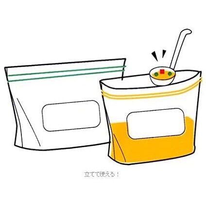 Túi zip đựng thực phẩm nội địa Nhật Bản