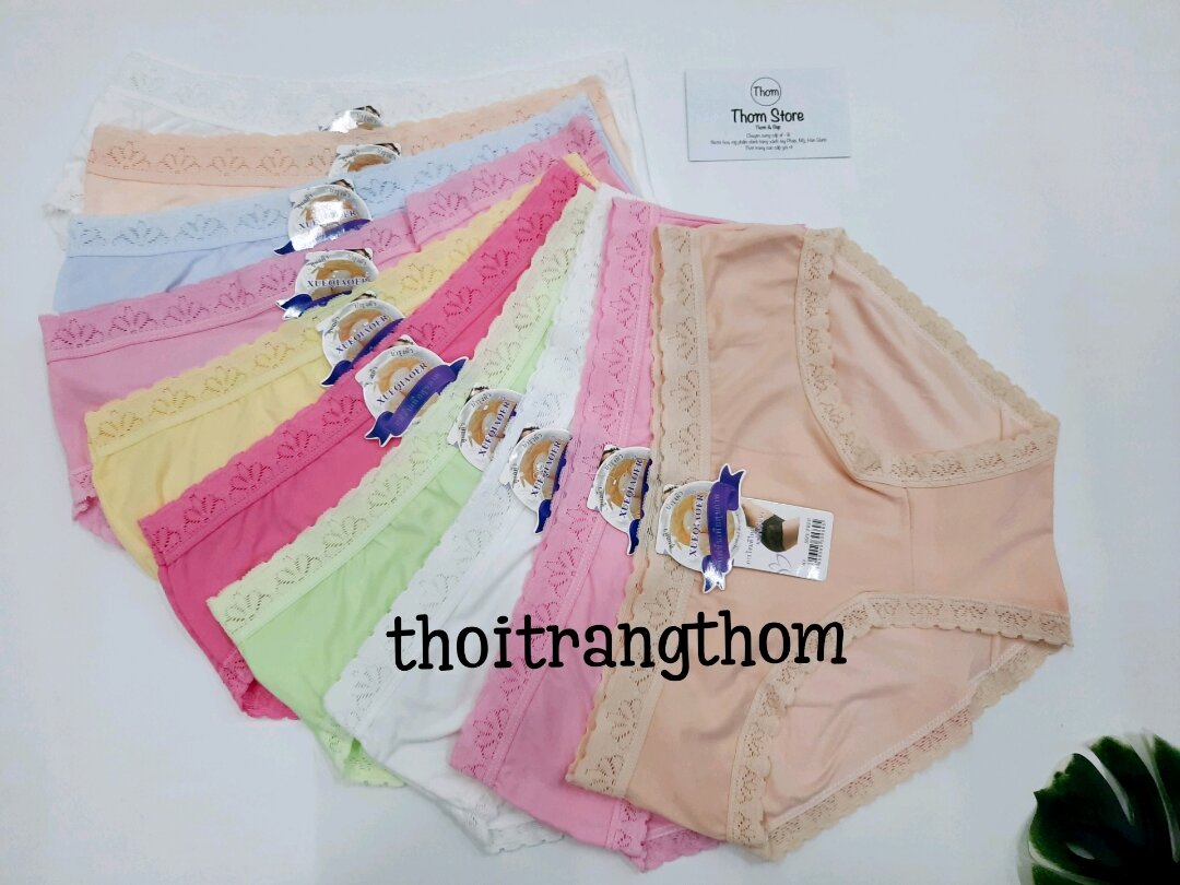 💥Shop mới💥Combo 10 quần lót nữ cotton Thái