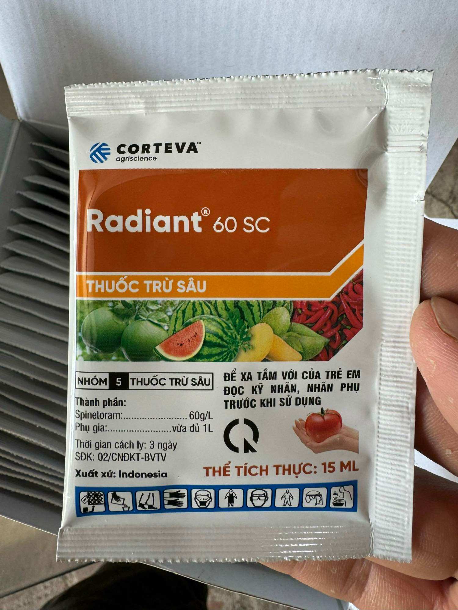 Thuốc trừ sâu sinh học Radiant 60SC (15ml)