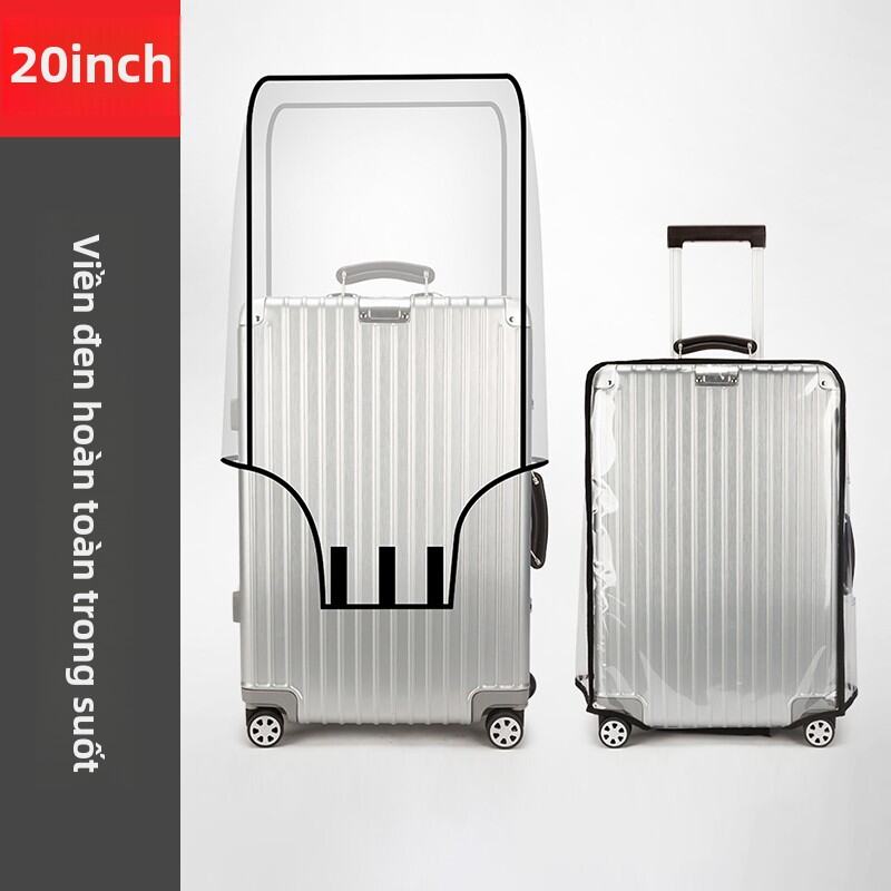 Túi Đựng Hành Lý Trong Suốt Chống Thấm Nước Chống Bụi Cho Vali Du Lịch Cỡ Lớn 20-28 Inch Túi Đựng Hà