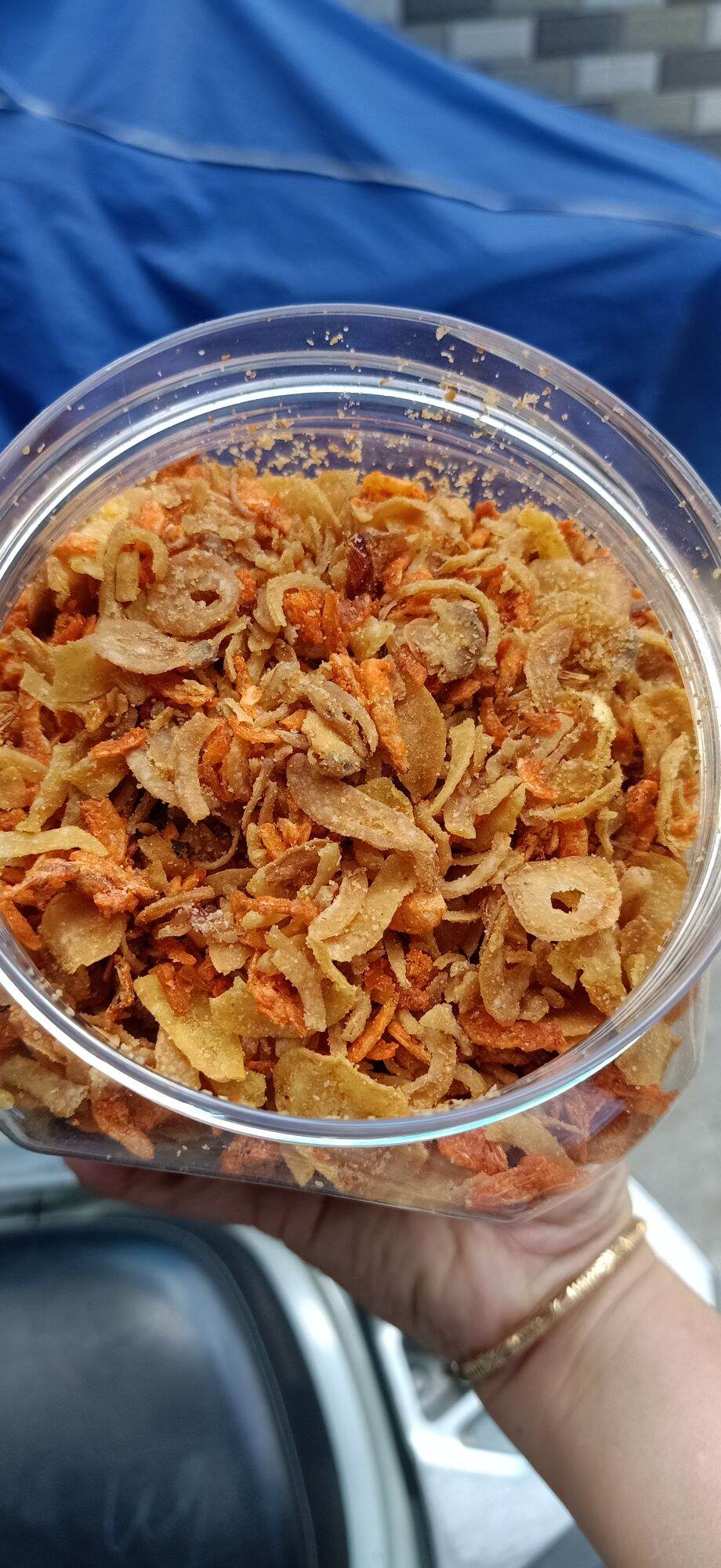 Hủ 500gr muối tép hành phi ngon
