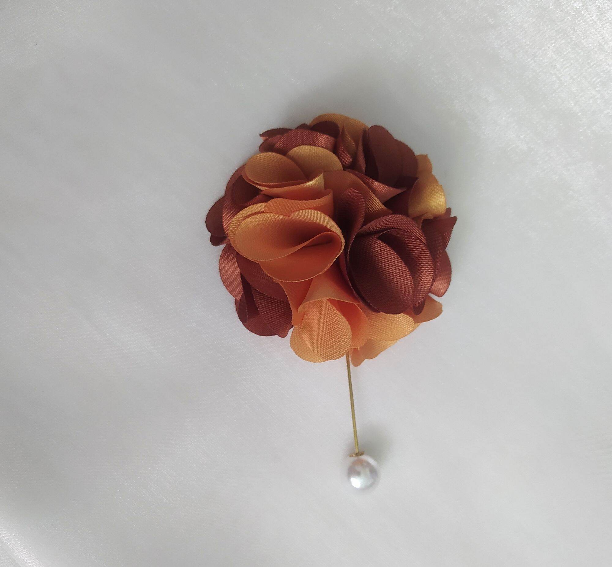 Hoa cài áo handmade Canto phối màu size 7cm