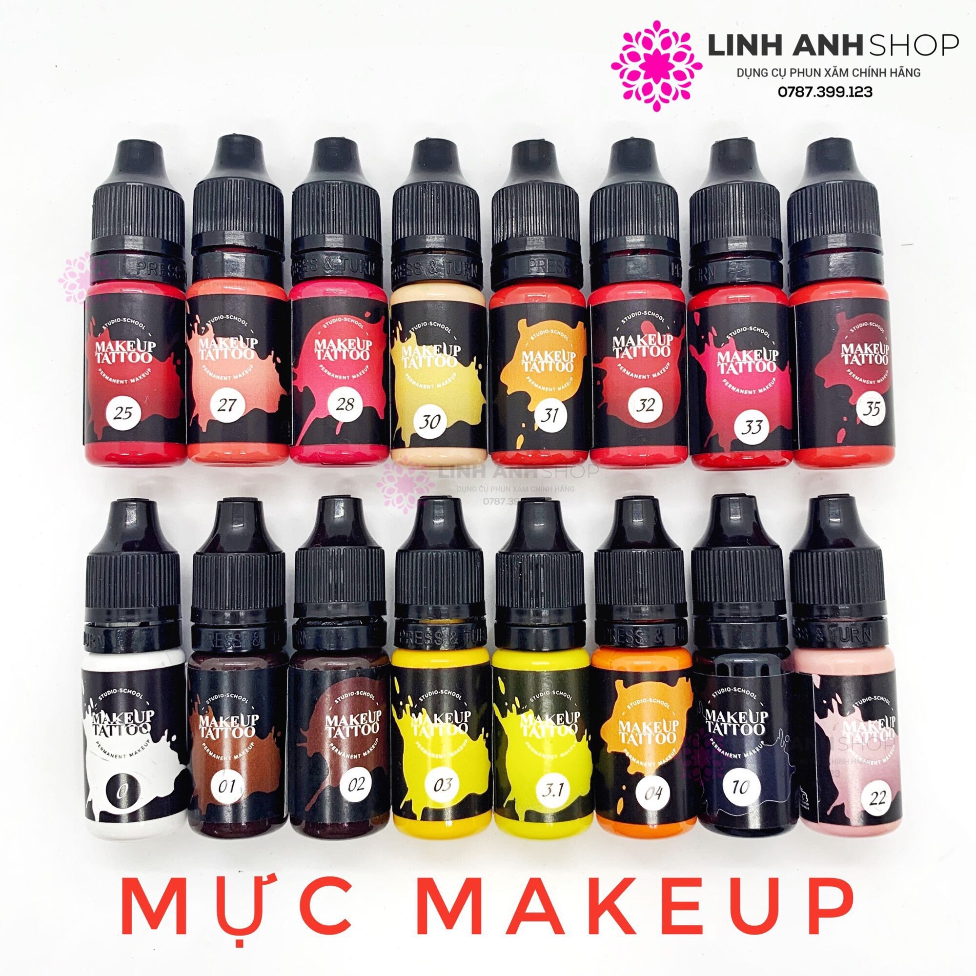 MỰC MAKEUP NGA CHÍNH HÃNG
