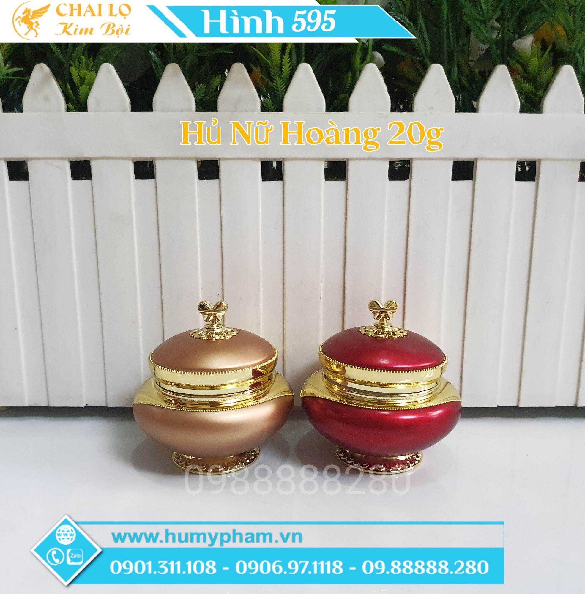 Hũ chiết mỹ phẩm - hũ nữ hoàng 20g