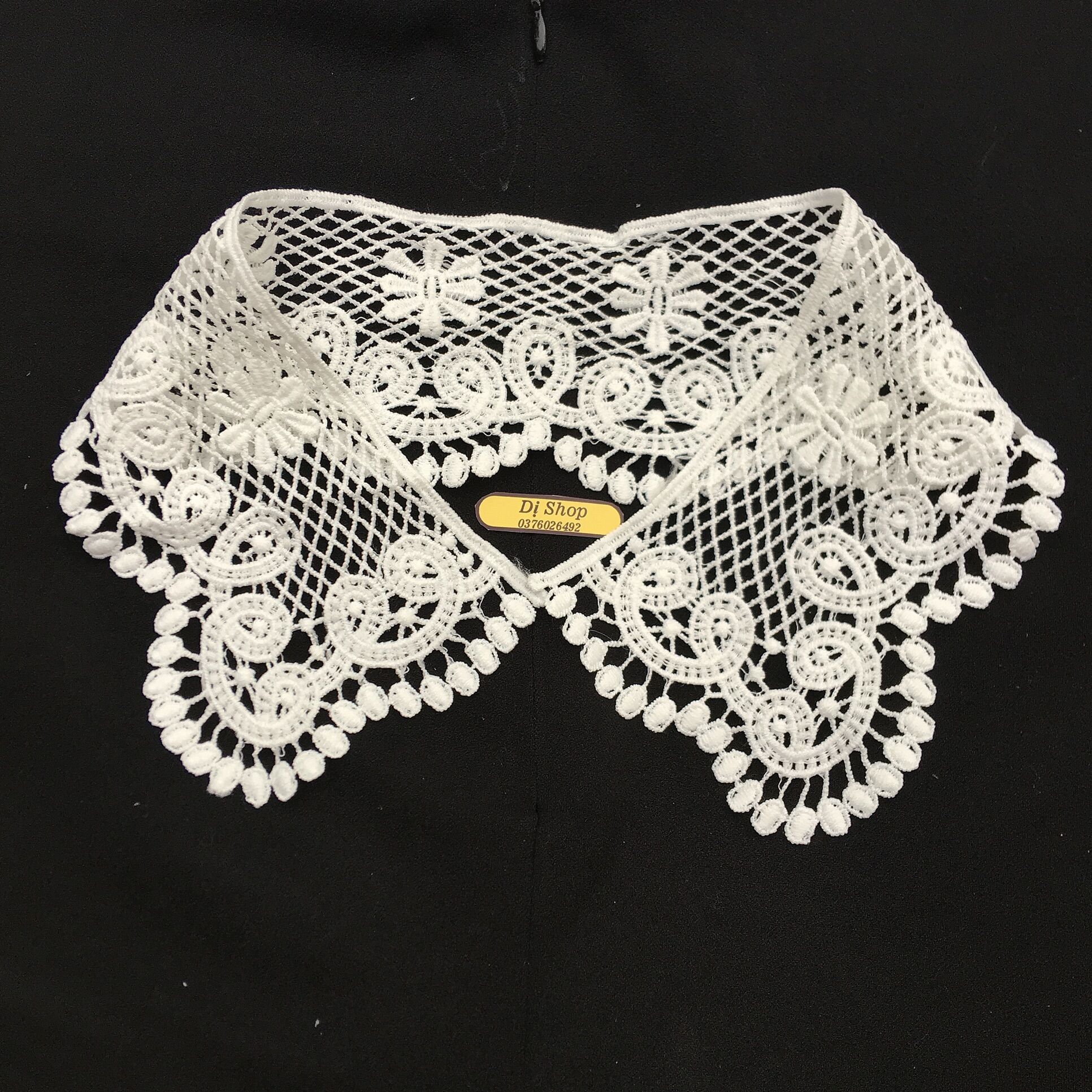 Cổ cotton sơ mi lá bầu