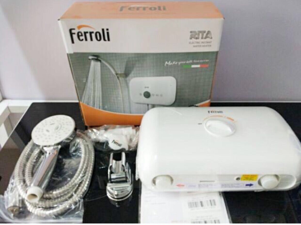 Máy Nước Nóng Trực Tiếp FERROLI RITA 4.5, Chống giật, thiết kế nhỏ gọn, không có bơm