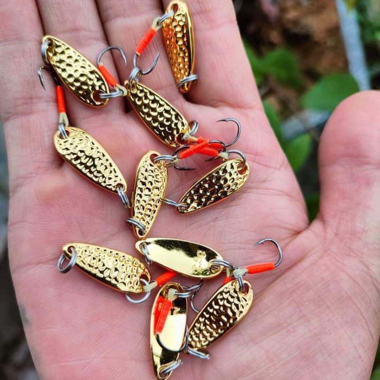 Mồi giả câu lure thìa lượn spoon câu cá mương mồi giả câu rô phi thìa lượn câu cá chày