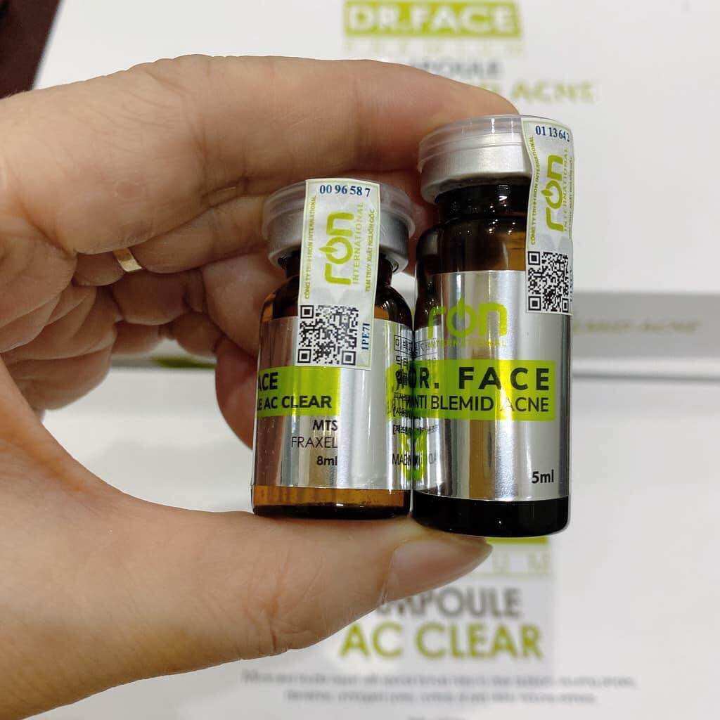 (Tặng sơ mi zara) Conbo Tế Bào Gốc Trị Mụn Dr. Face, serum