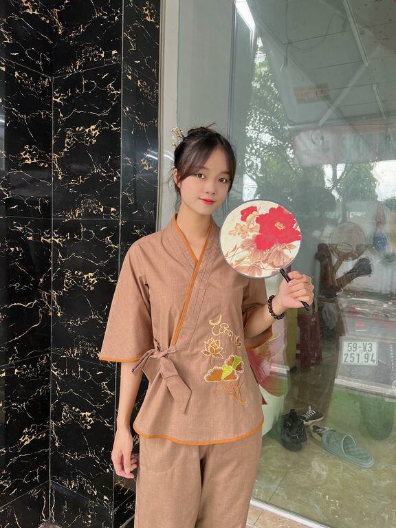 ĐỒ LAM ĐI CHÙA MẪU NỮ XÉO THÊU