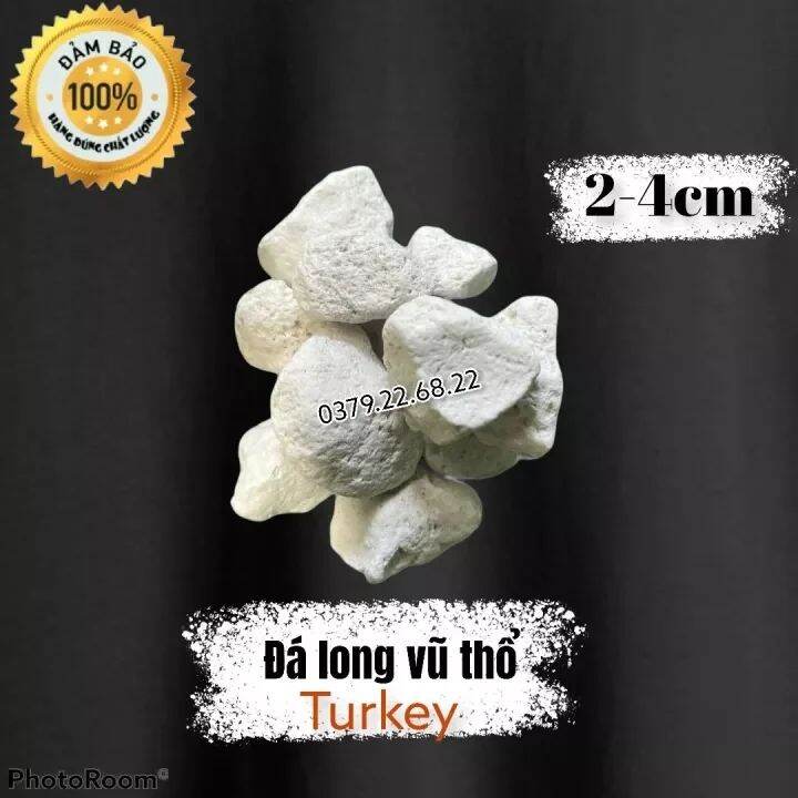 nham thạch trắng turkey 5kg size 2-4cm, đá lông vũ trắng thổ nhỉ kỳ