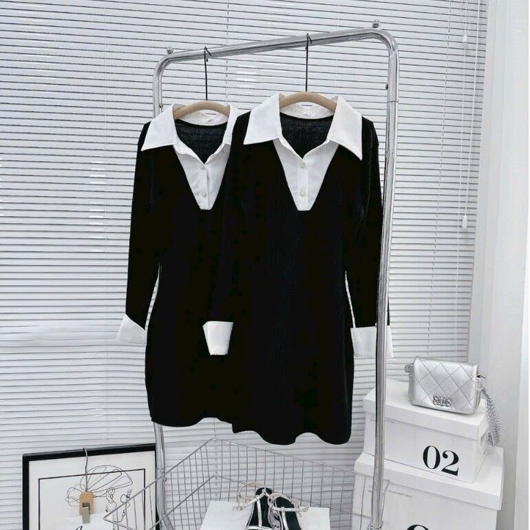 ĐẦM NỮ CỔ VEST SANG TRỌNG GIÁ HẤP DẪN DPSM9