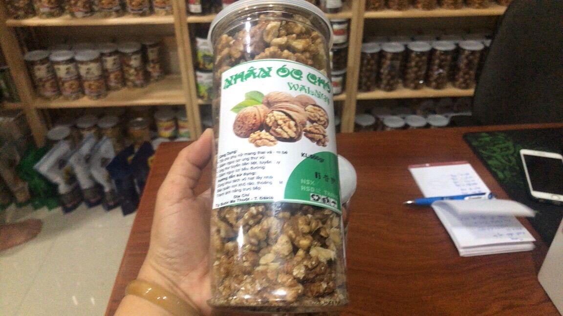 Nhân óc chó vàng Mỹ hộp 500gr