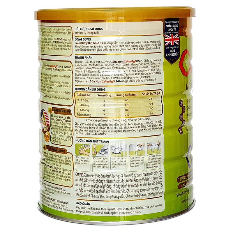 Colosbaby IQ 0+ 800gr (date 2026 mã qr tích xu)