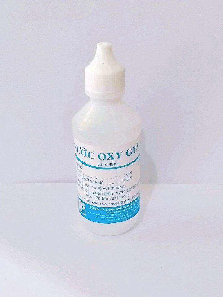 Combo 10 Chai NƯỚC OXY GIÀ  3% Chai 60 ml