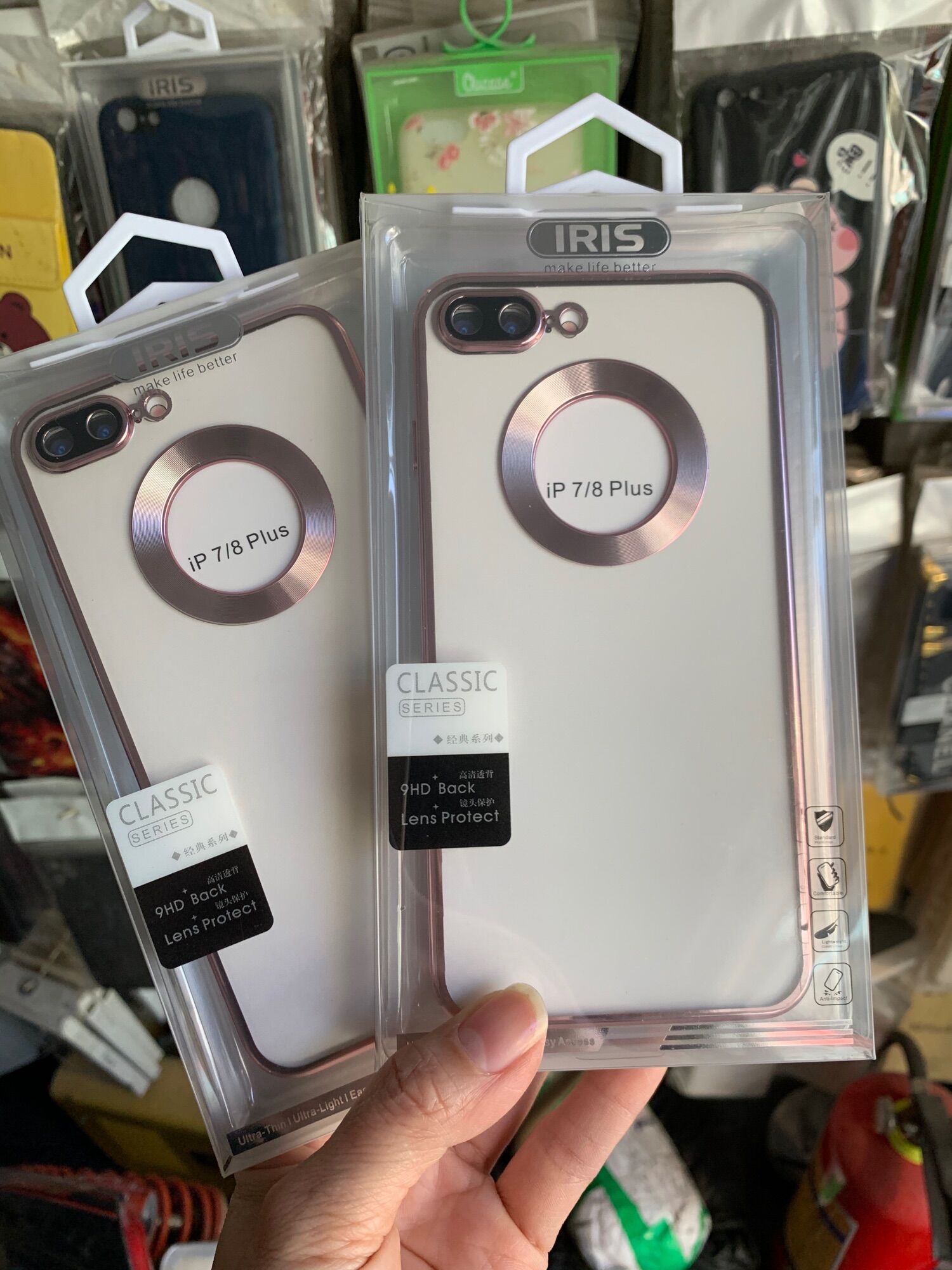 Ốp lưng mạ mầu cao cấp Hãng Iris Iphone 7Plus , 8 plus , 7 plus , 8plus