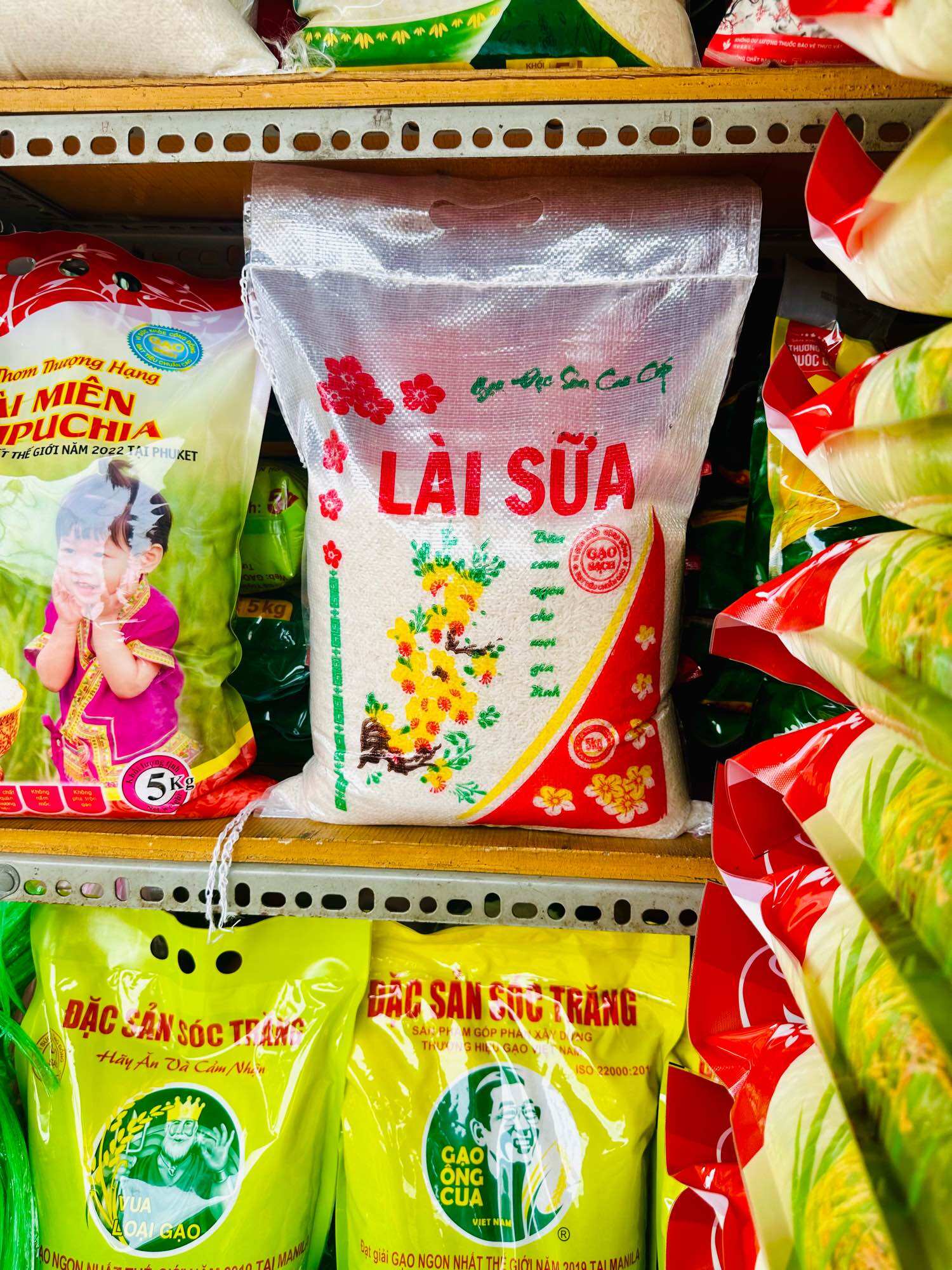 Gạo Lài Sữa Bao 5ký