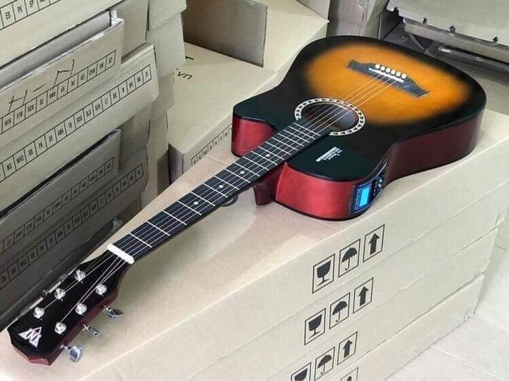 Đàn guitar acoustic bản eq kết nối ra lao Đàn T70 size 38 dài 96cm