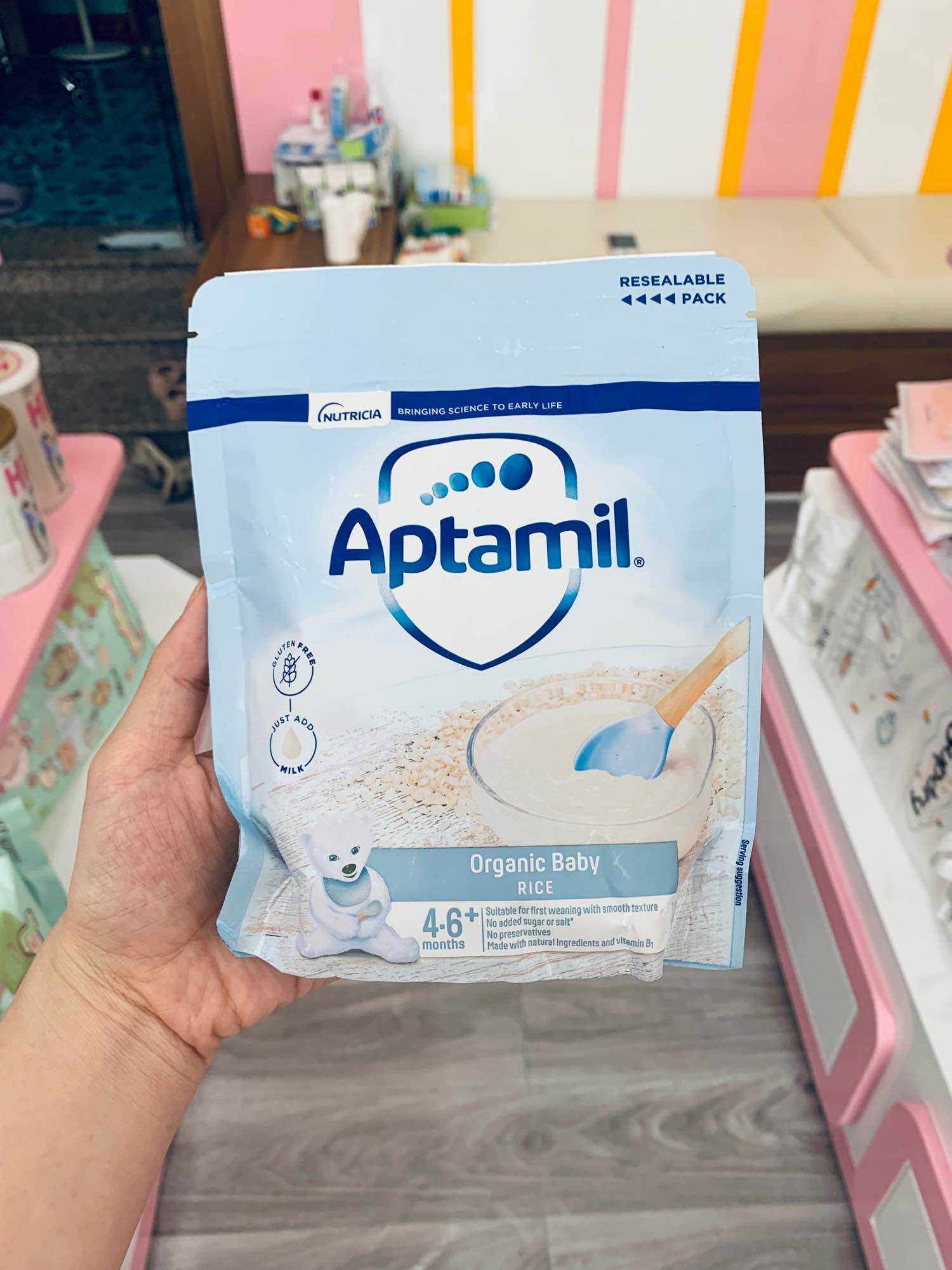 Bột Ăn Dặm Aptamil (UK) cho bé từ 4 tháng