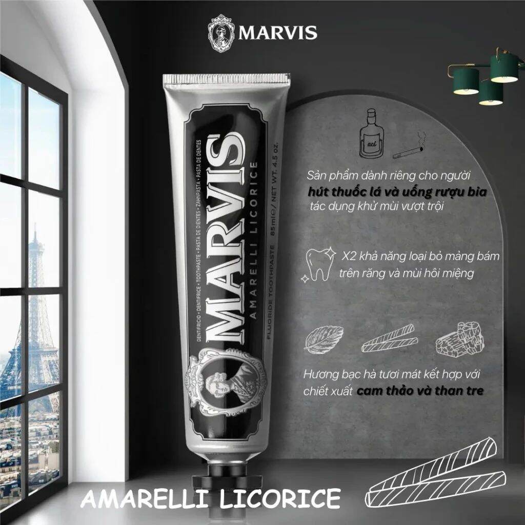 Kem Đánh Răng Thơm Miệng Marvis Toothpaste