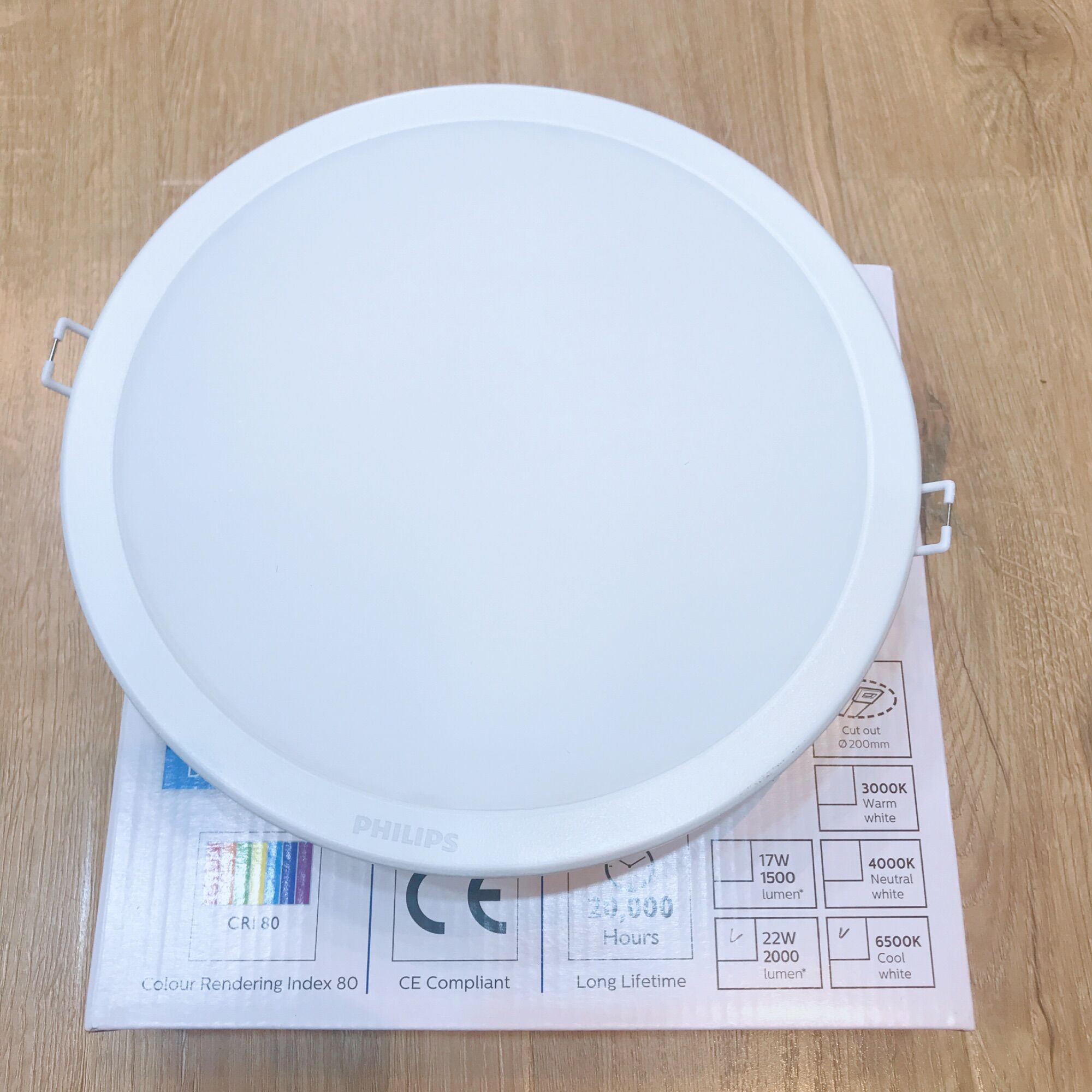 Đèn Led âm Trần tròn DN027B G2 công suất 22w [Philips chính hãng]