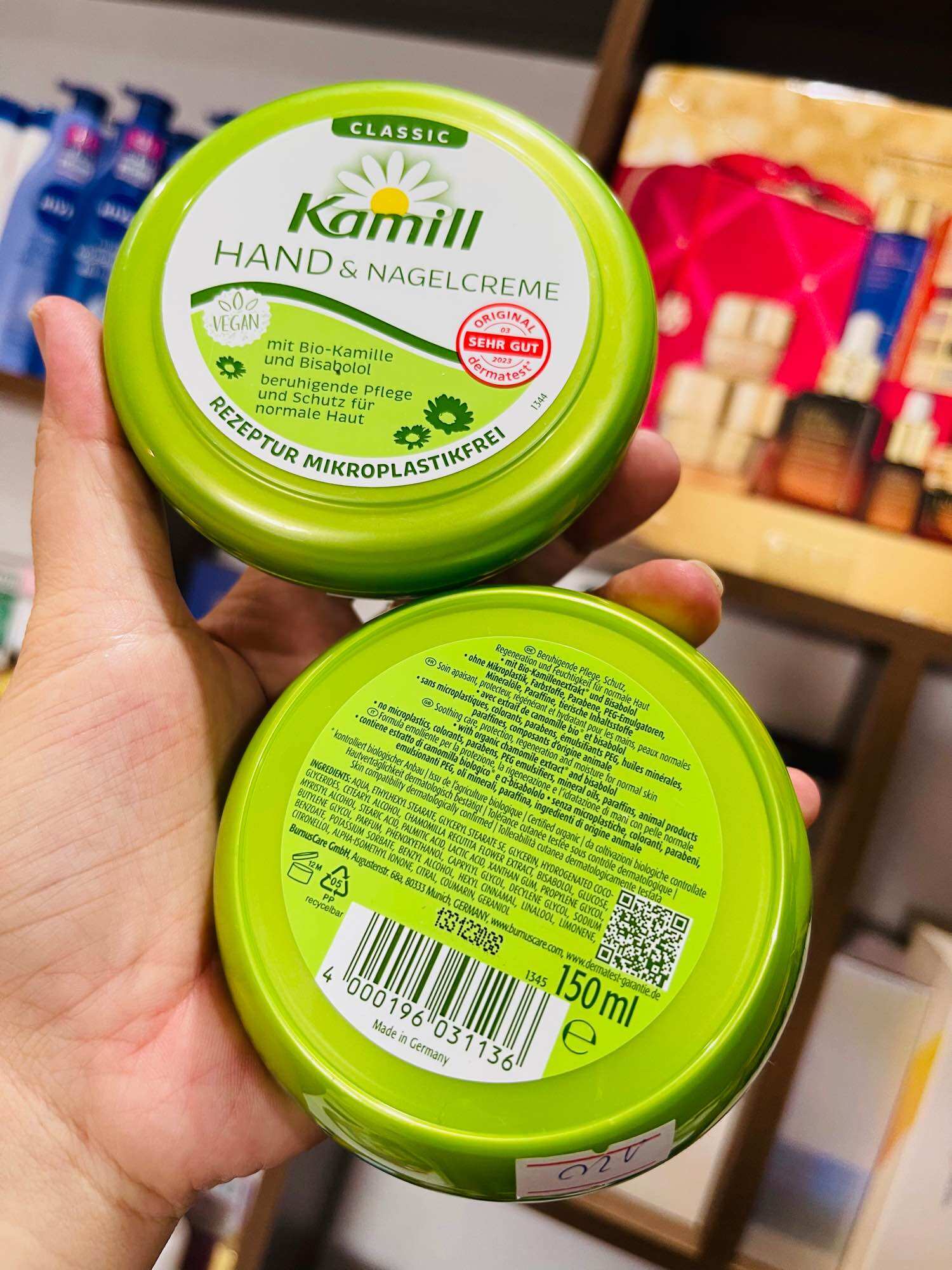 Kem dưỡng da tay Kamill Đức 150ml