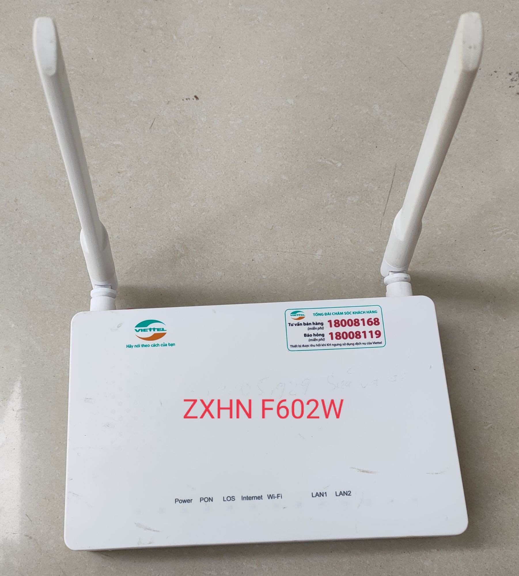 Bộ phát wifi GPON Viettel ZXHN F602W Dùng làm Bridge mode ...