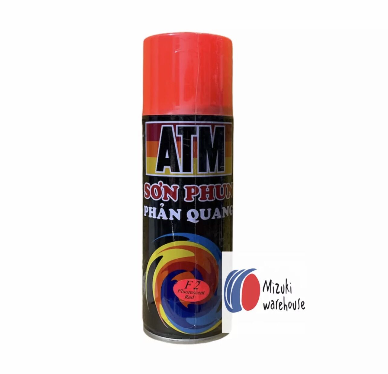 Sơn xịt ATM spray( Fluorescent coating)  MÀU ĐỎ PHẢN QUANG