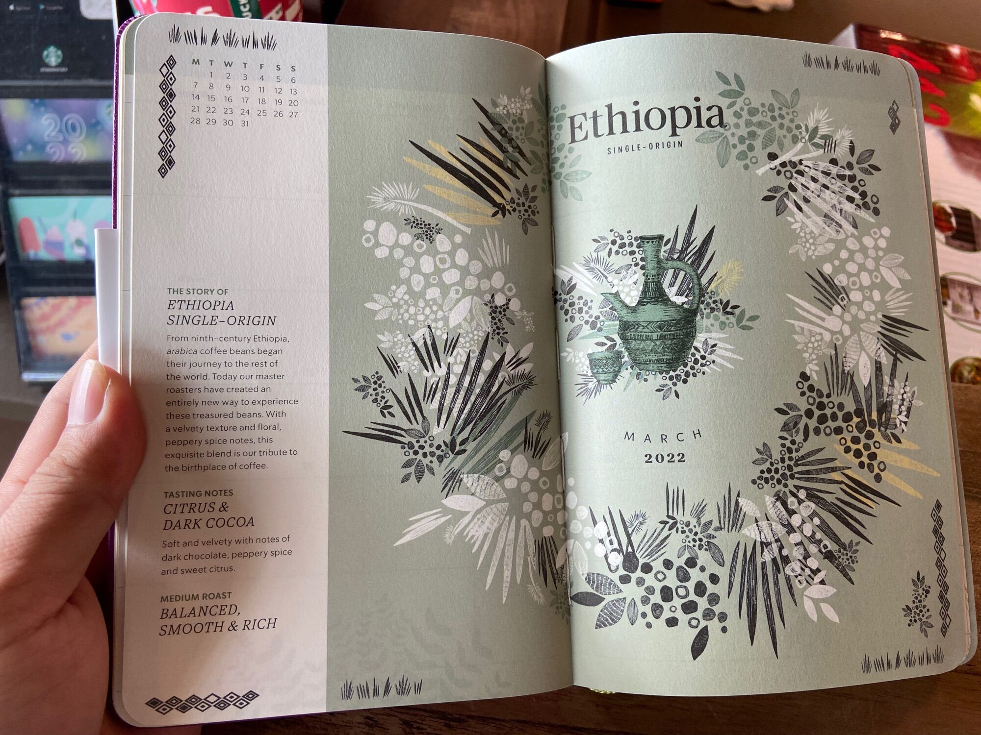 Sổ Planner 2022 Starbucks + Moleskine
