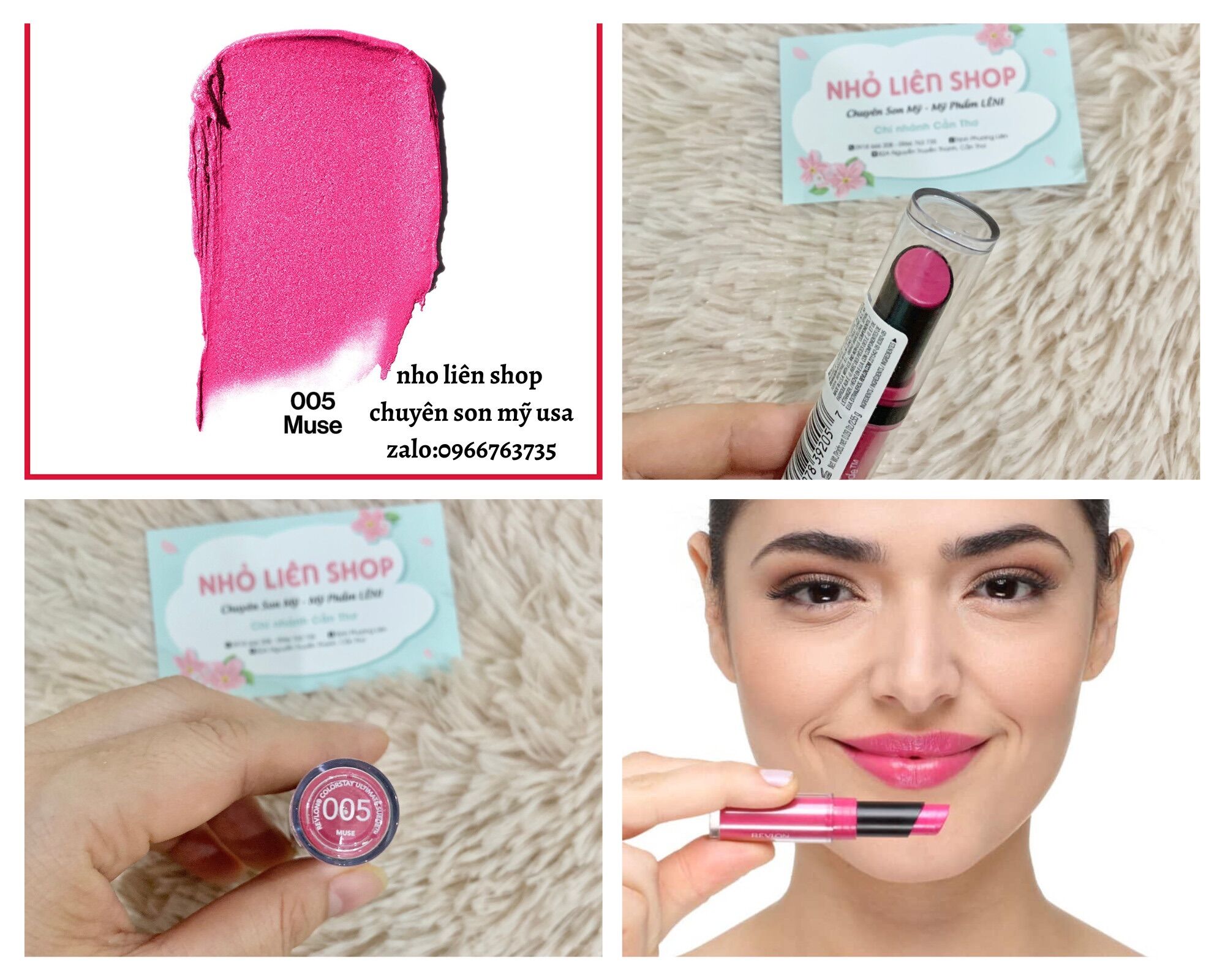 [SON MÔI CHÍNH HÃNG MỸ]REVLON COLORSTAY ULTIMATE SUEDE