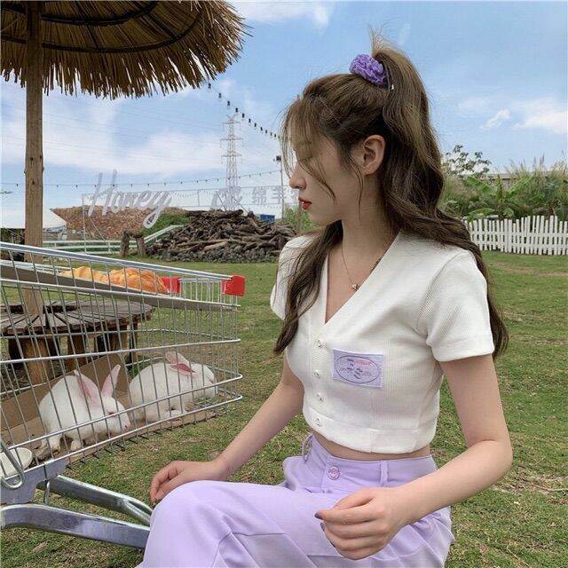 Áo CROPTOP Bae Form Ngắn Cực Xinh/ Áo Croptop Nữ M16/ Áo Xinh Công Chúa Có Kèm Quần