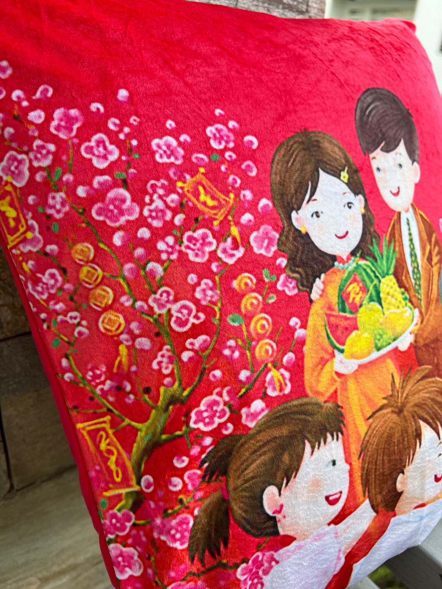 Áo gối Tết Sum Vầy