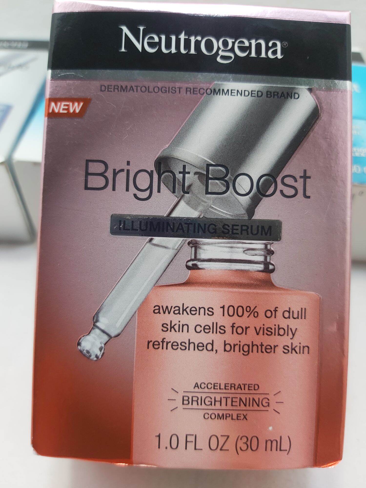[ Hàng Mỹ] Tinh Chất Serum trắng sáng da Neutrogena Bright Boost Illuminating 30ml